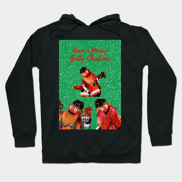 have a merry gritty christmas! Hoodie by cartershart